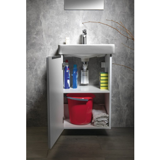 NEON umývadlová skrinka 47x71x35 cm s umývadlom NEON, biela