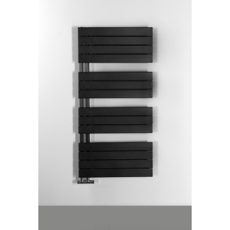 Aqualine MILI vykurovacie teleso 600x1222 mm, čierna mat DC626T