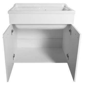 Aqualine Skrinka pod výlevku 78x70x48 cm, biela 57036