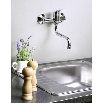 AQUALINE 35 nástenná batéria, ramienko S, 177mm, chróm 52146