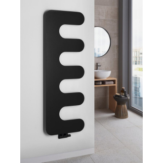 EVOLLA vykurovacie teleso 490x1390 mm, čierna mat MI1400
