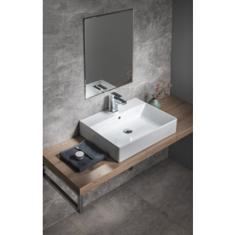 KUBE X keramické umývadlo 60x47 cm, rektifikovaná verzia, biela ExtraGlaze 94319111