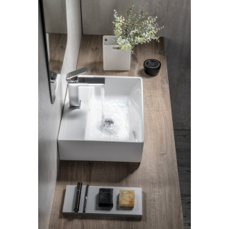 KUBE X keramické umývadlo 45x35 cm, rektifikovaná verzia, biela ExtraGlaze 94859111