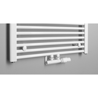Aqualine DIRECT vykurovacie teleso so stredovým pripojením, 600x1680 mm, biela ELM66T