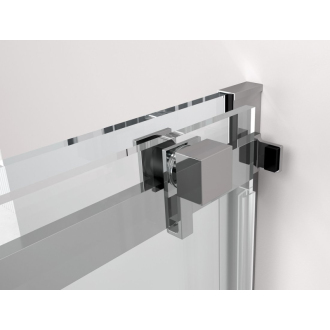 THRON LINE SQUARE sprchové dvere 1100 mm, hranaté pojazdy, číre sklo TL5011-5002