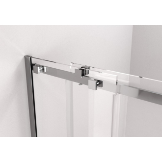 THRON LINE SQUARE sprchové dvere 1100 mm, hranaté pojazdy, číre sklo TL5011-5002