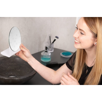 Aqualine ARWEN kozmetické zrkadlo na postavenie, biela 03008001