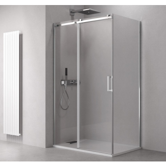 THRON LINE SQUARE obdĺžnikový sprchovací kút 1200x800mm, hranaté pojazdy TL1280-5002