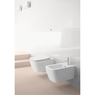 NUBES bidet závesný 55x35cm, biela ExtraGlaze 9665111