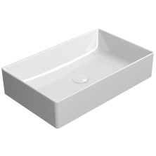 KUBE X keramické umývadlo na dosku, 60x37 cm, biela ExtraGlaze 945311