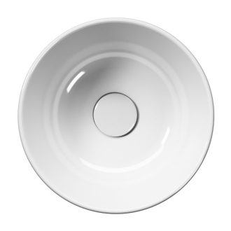 KUBE X keramické umývadlo na dosku, priemer 32 cm, biela ExtraGlaze 943511