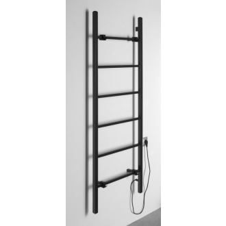 BARBO elektrický sušiak uterákov, hranatý, 600x1600 mm, 160 W, čierna mat BB906