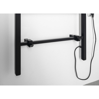 BARBO elektrický sušiak uterákov, hranatý, 600x1600 mm, 160 W, čierna mat BB906