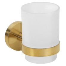 X-ROUND GOLD pohár, mliečne sklo, zlato mat XR903GB