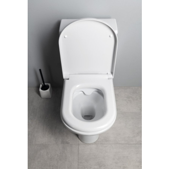 BEHRENS RIMLESS WC kombi misa s nádržkou, spodný/zadný odpad, biela 201.425.4