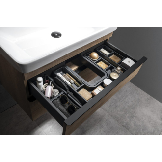 LINDO bočný organizér, sada 2ks, 114x36x323mm, plast, antracit LD002