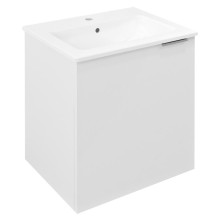 CIRASA umývadlová skrinka 48x52x39cm, 1x dvierka, ľavá, biela lesk CR481-3030