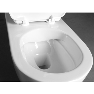 HANDICAP závesná WC misa predĺžená, Rimless, 37x70 cm, biela TU1206