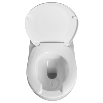 HANDICAP závesná WC misa predĺžená, Rimless, 37x70 cm, biela TU1206