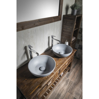 BRAND umývadlová skrinka 130x73x50cm, morený smrek BA131S