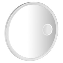 FLOAT okrúhle LED podsvietené zrkadlo, ? 90 cm, kozm.zrkadlo, IR senzor biela FT900