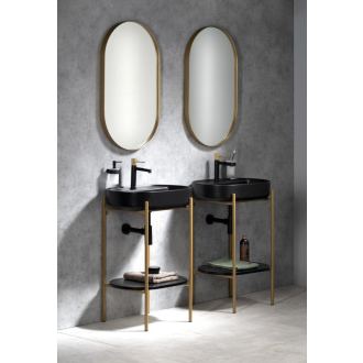PUNO podstavec pod umývadlo 550x795x396mm, zlatá mat SKA590-5