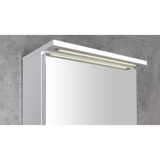 KAWA STRIP galerka s LED osvetlením 50x70x22cm, biela