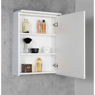 KAWA STRIP galerka s LED osvetlením 50x70x22cm, biela
