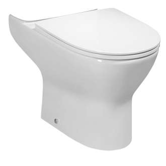 DARIO RIMLESS WC misa pre kombi, spodný/zadný odpad, biela