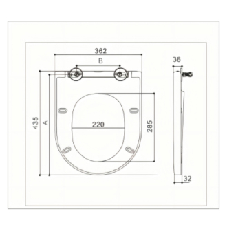 DARIO WC sedátko, Slim, Soft Close, duroplast, biela