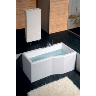 VERSYS L asymetrická vaňa 160x85x70x47cm, biela 14611