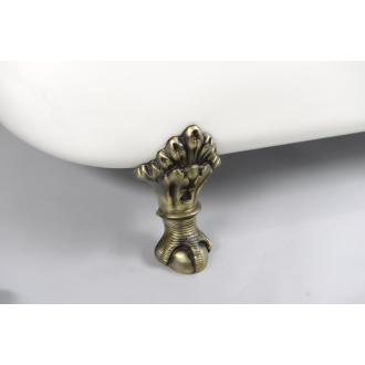 FOXTROT voľne stojaca vaňa 170x75x64cm, nohy bronz, biela 68132