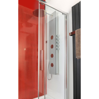5SIDE ROUND sprchový panel 250x1550mm, aluminium 80211