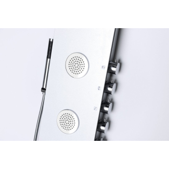 5SIDE ROUND sprchový panel 250x1550mm, aluminium 80211