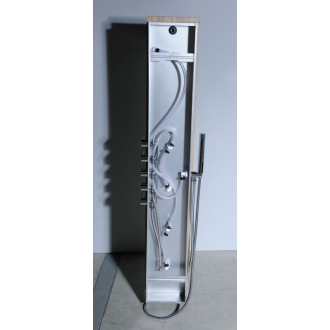 5SIDE ROUND sprchový panel 250x1550mm, aluminium 80211