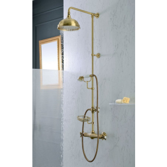 SASSARI spŕch. stĺp s termost. bat., mydlenka, v. 1250mm, bronz SR322BR