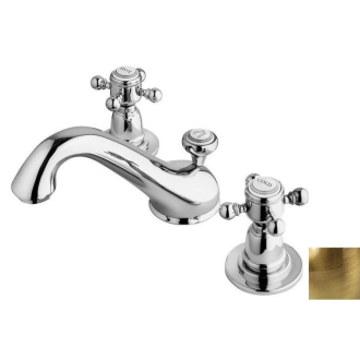 SASSARI trojprvková umývadlová batéria s výpustou, bronz (LO41191BR) SR191BR