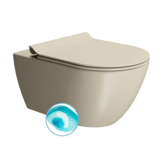 PURA WC závesné, splachovanie SWIRLFLUSH, 55x36 cm, creta dual-mat 881508