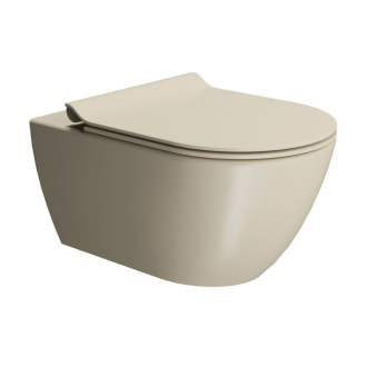 PURA WC závesné, splachovanie SWIRLFLUSH, 55x36 cm, creta dual-mat 881508