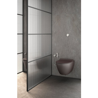 PURA WC závesné, splachovanie SWIRLFLUSH, 55x36 cm, bistro dual-mat 881516