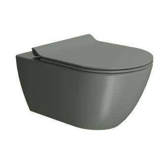 PURA WC závesné, splachovanie SWIRLFLUSH, 55x36 cm, agáve dual-mat 881504