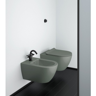 PURA WC závesné, splachovanie SWIRLFLUSH, 55x36 cm, agáve dual-mat 881504