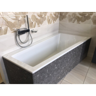 ANDRA R SLIM asymetrická vaňa 170x90x45cm, biela 81511S