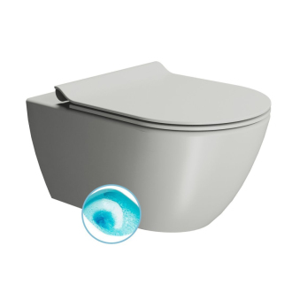 PURA WC závesné, splachovanie SWIRLFLUSH, 55x36 cm, cenere dual-mat 881517