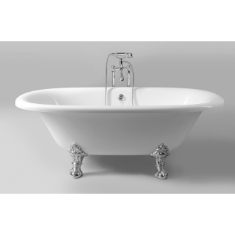 REGATA voľne stojaca vaňa 175x85x61cm, nohy chróm mat, biela 10231