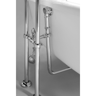 REGATA voľne stojaca vaňa 175x85x61cm, nohy chróm mat, biela 10231