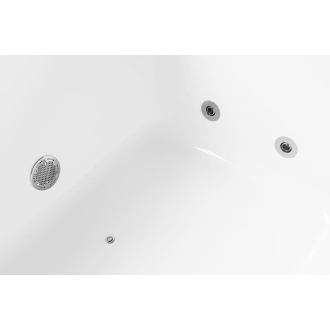 TANDEM L HYDRO-AIR hydromasážna vaňa, 170x130x50cm, biela 96611HA