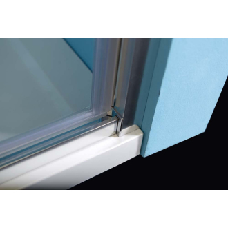 EASY LINE sprchové dvere otočné 880-1020mm, číre sklo EL1715