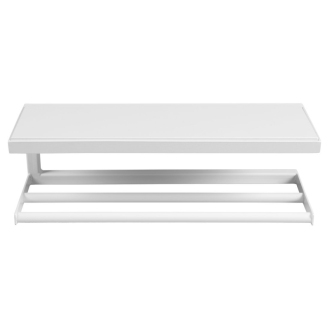 SKA nástenná polica 450x140x160mm, biela mat s bielou MDF doskou SKA411