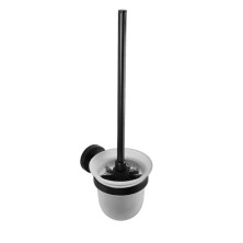 X-ROUND BLACK WC kefa závesná, mliečne sklo, čierna mat XR303B